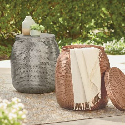 Delilah Side Table with Storage | Grandin Road