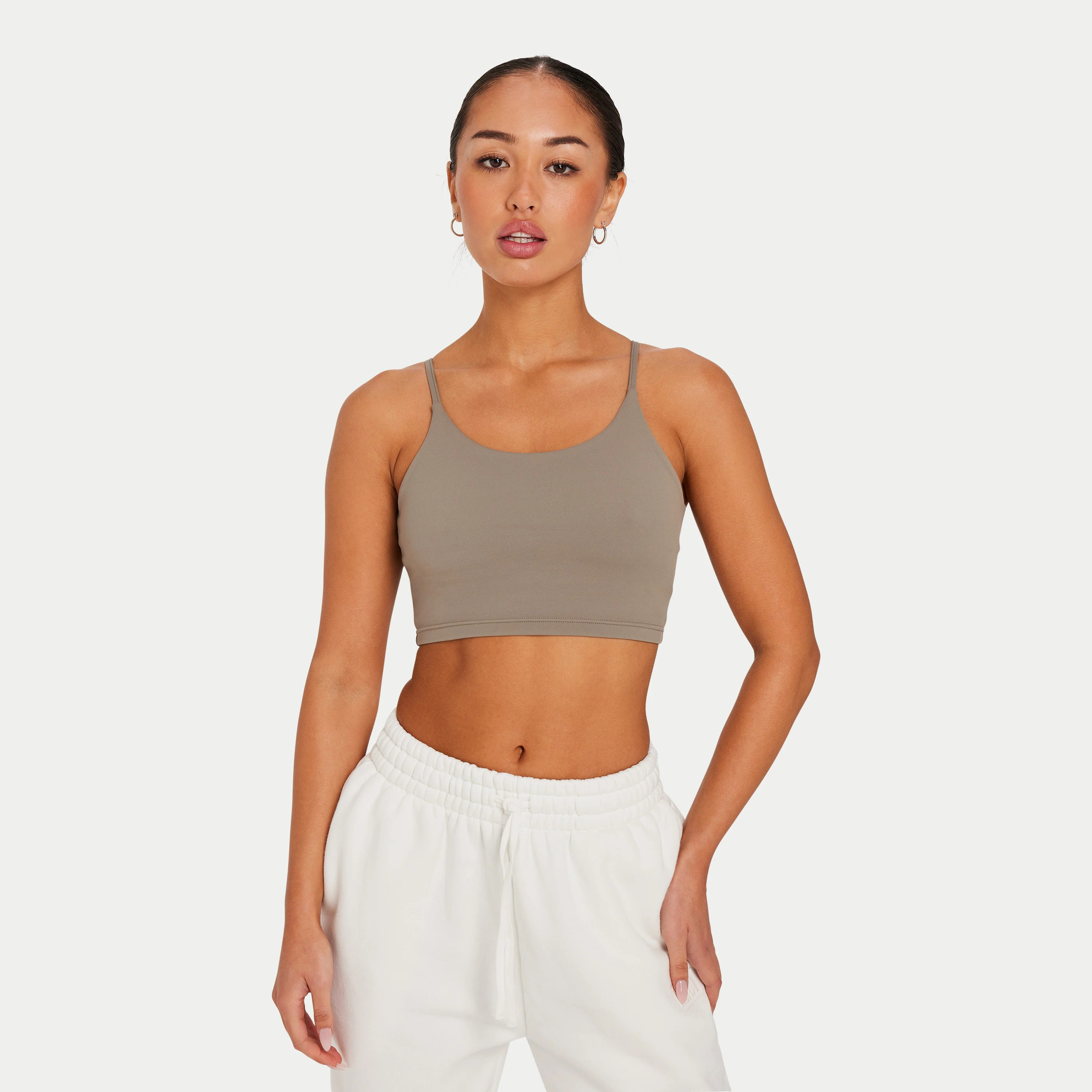 Womens Essential Crop Top - Marsh Grey | HERA Clothing | HERA Clothing