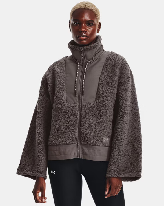 Women's UA Legacy Sherpa Full-Zip | Under Armour (CA)