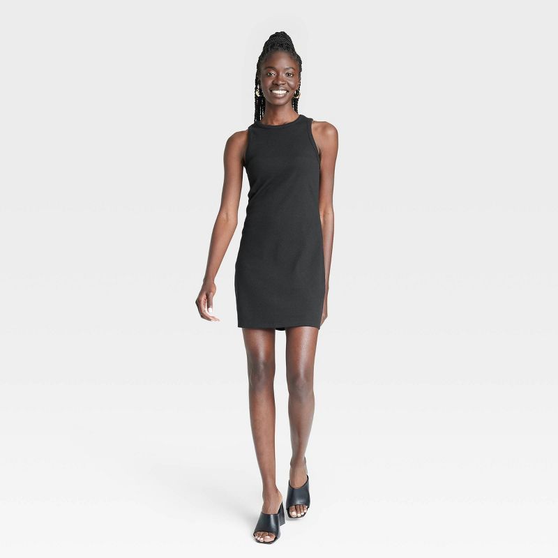 Women's Sleeveless Rib Racer Dress - A New Day™ | Target