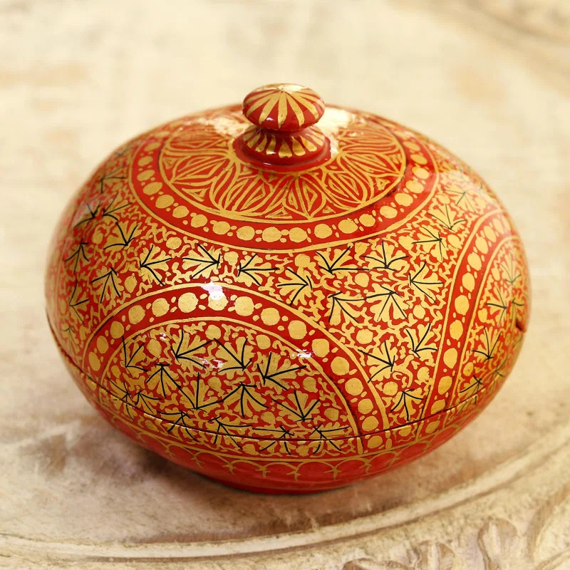Handmade Kashmir Ancestry Decorative Box | Wayfair North America