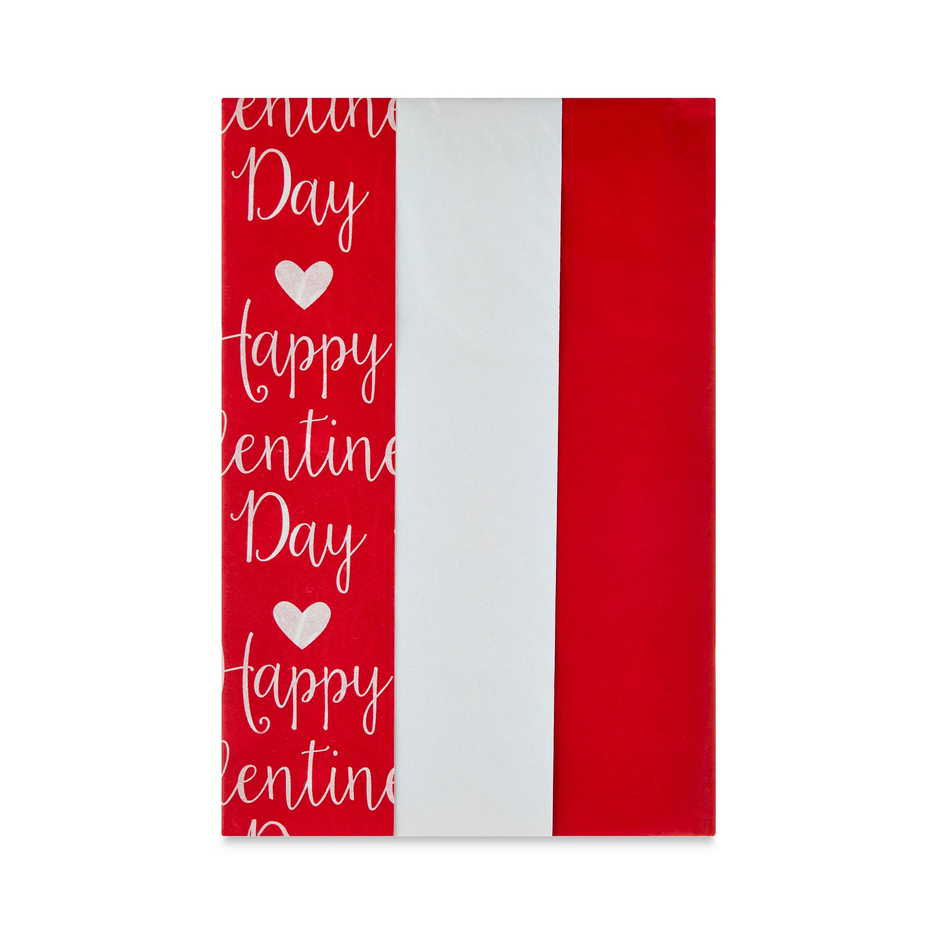 Valentine's Day 20" x 20" Red & White Tissue Paper, 12 Count, by Way To Celebrate | Walmart (US)