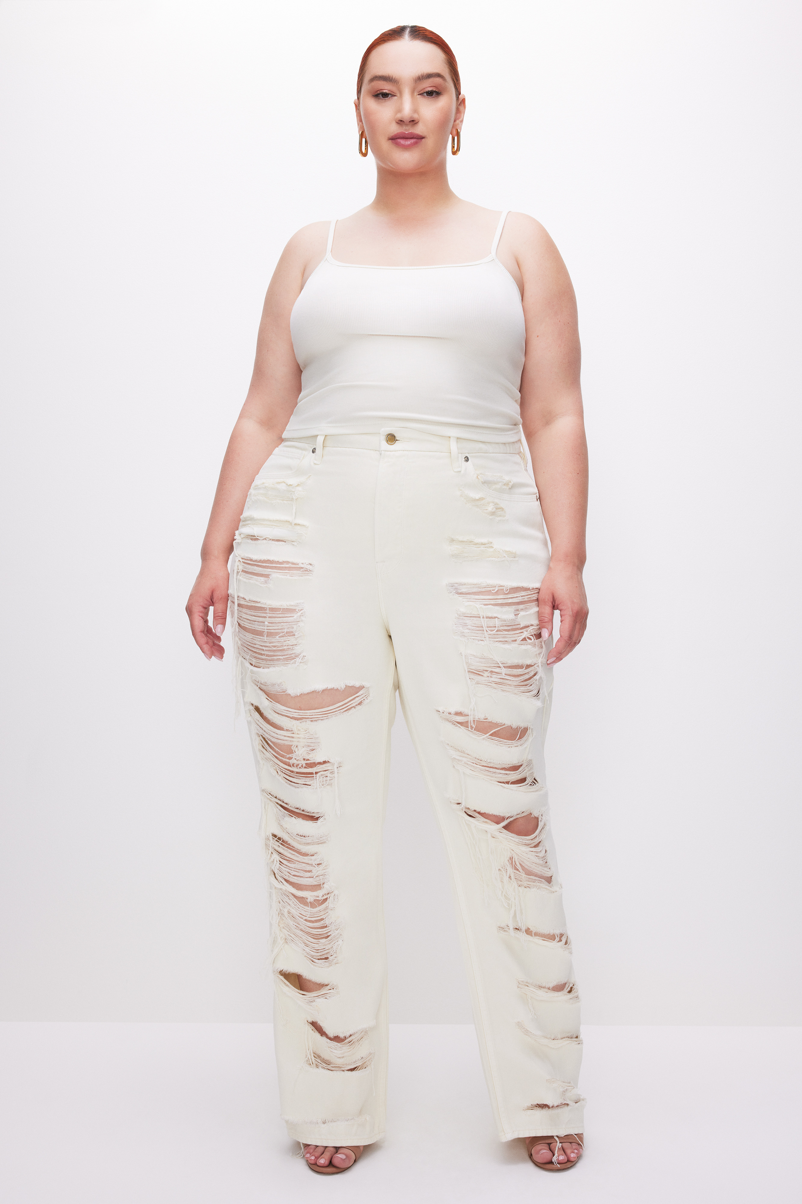 GOOD '90s RELAXED JEANS | CLOUD WHITE 001 - GOOD AMERICAN | Good American