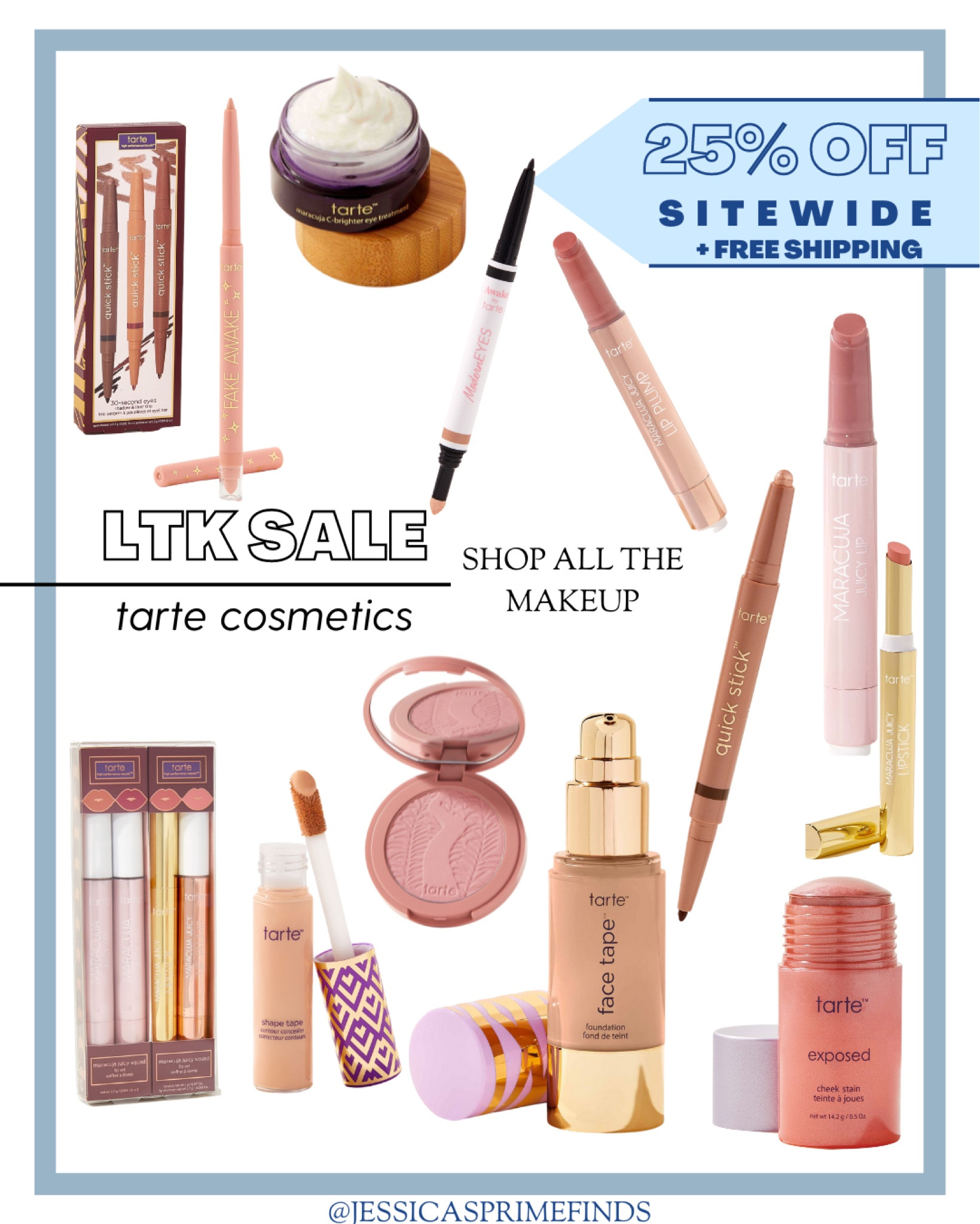 LTK SALE 9/18-20! Tarte Discount 25% OFF SITWIDE! Shop makeup and skincare  Favorites & Best Sellers… 25% OFF SITEWIDE + free shipping! #LTKSale #LTKbeauty

#LTKSale #LTKunder50 #LTKsalealert