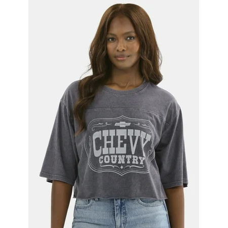 Chevrolet Women’s Chevy Country Graphic Skimmer Tee, Sizes XXS-2XL | Walmart (US)