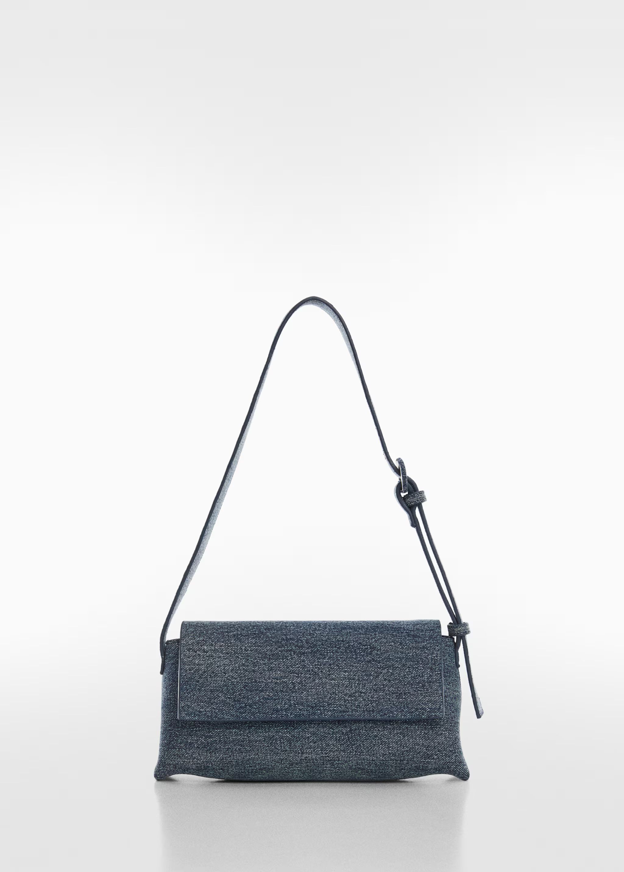 Denim shoulder bag - Woman | MANGO USA | MANGO (US)