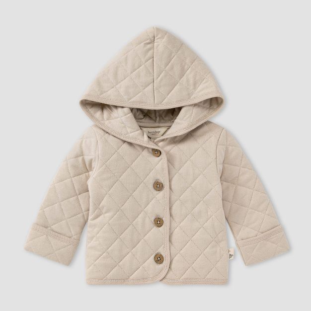 Burt's Bees Baby® Baby Quilted Jacket - Cement Gray | Target