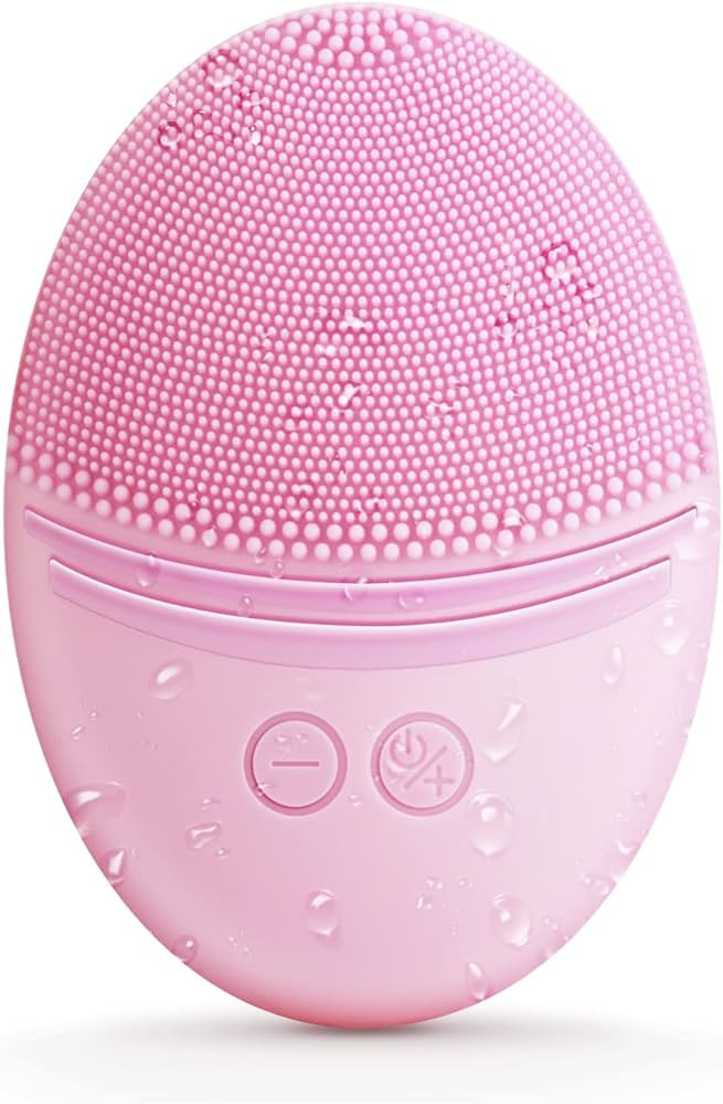EZBASICS Facial Cleansing Brush Made with Ultra Hygienic Soft Silicone, Waterproof Sonic Vibratin... | Amazon (US)