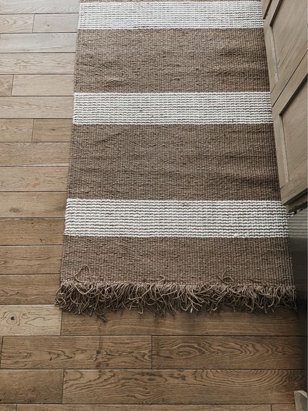 Found this simple rug for the kitchen, the camel color and stripes are so good!

#LTKhome #LTKunder50