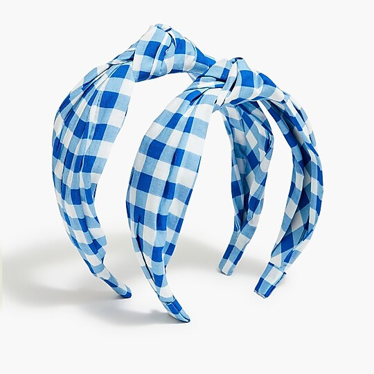 Mini-me printed knot headband set | J.Crew Factory