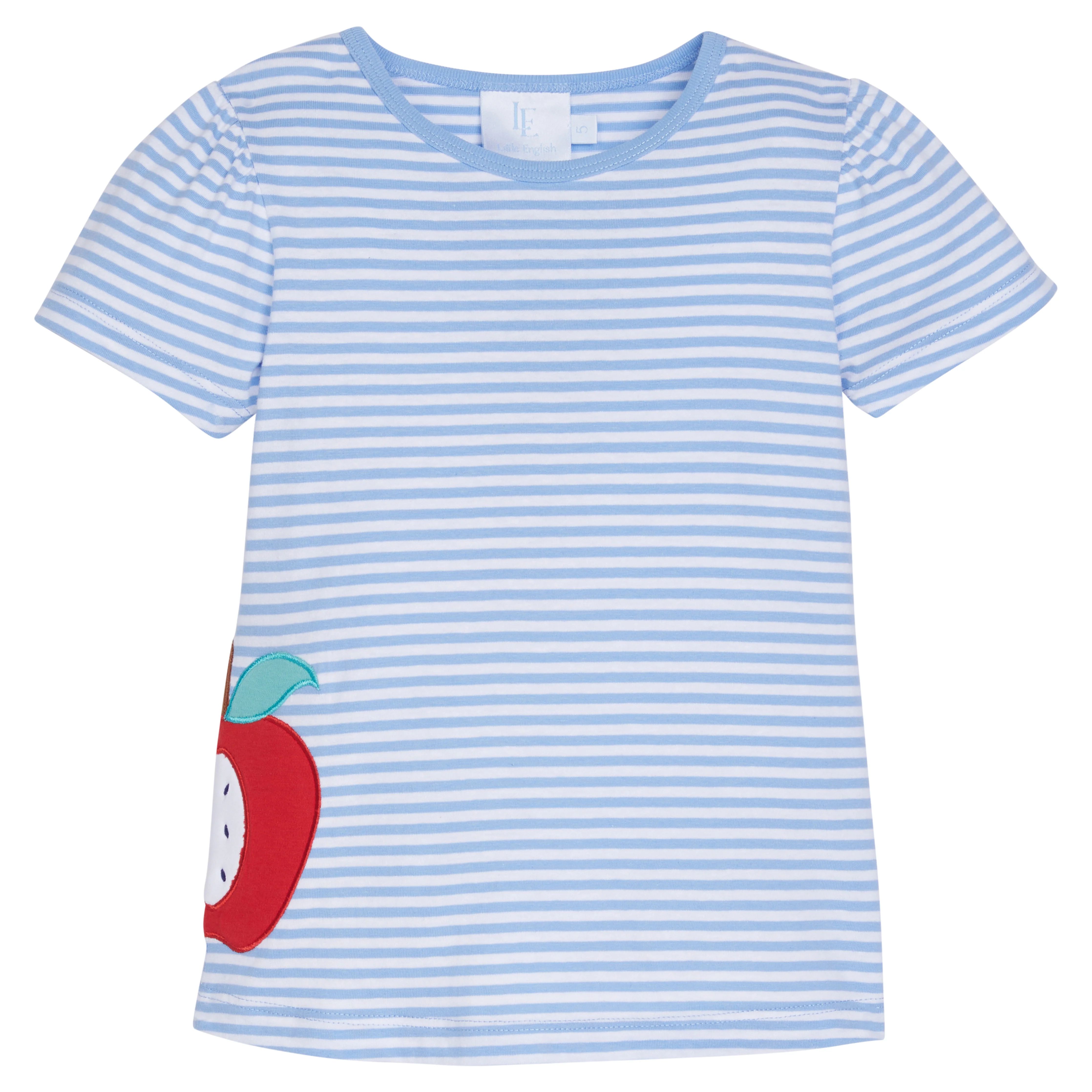 Apple Applique T-Shirt - Back to School Clothes | Little English