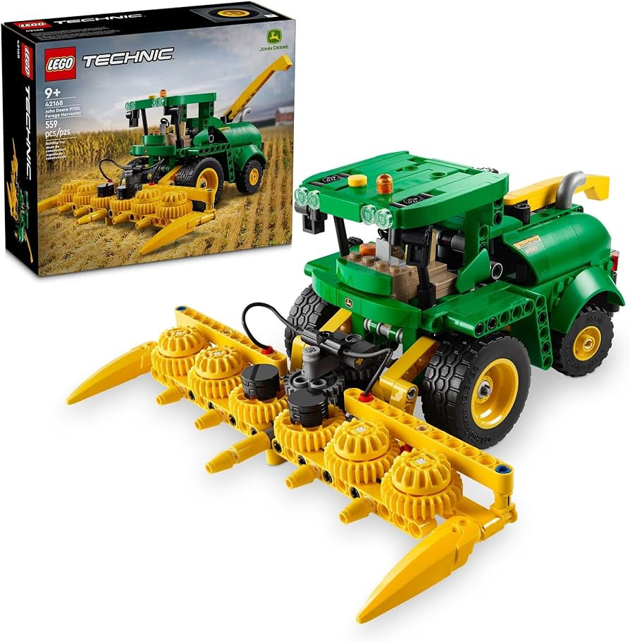 LEGO Technic John Deere 9700 Forage Harvester Tractor Toy, Buildable Farm Toy for Imaginative Pla... | Amazon (US)