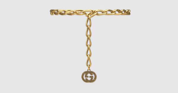 Gucci Chain belt with Interlocking G | Gucci (UK)