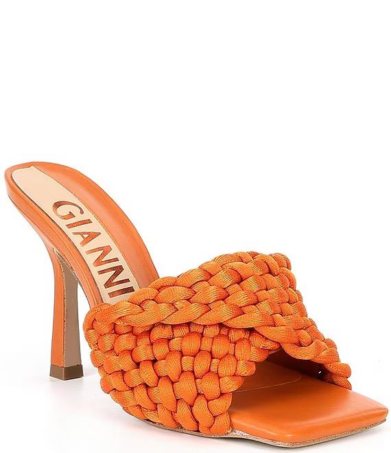 Keita Woven Square Toe Dress Sandals | Dillard's