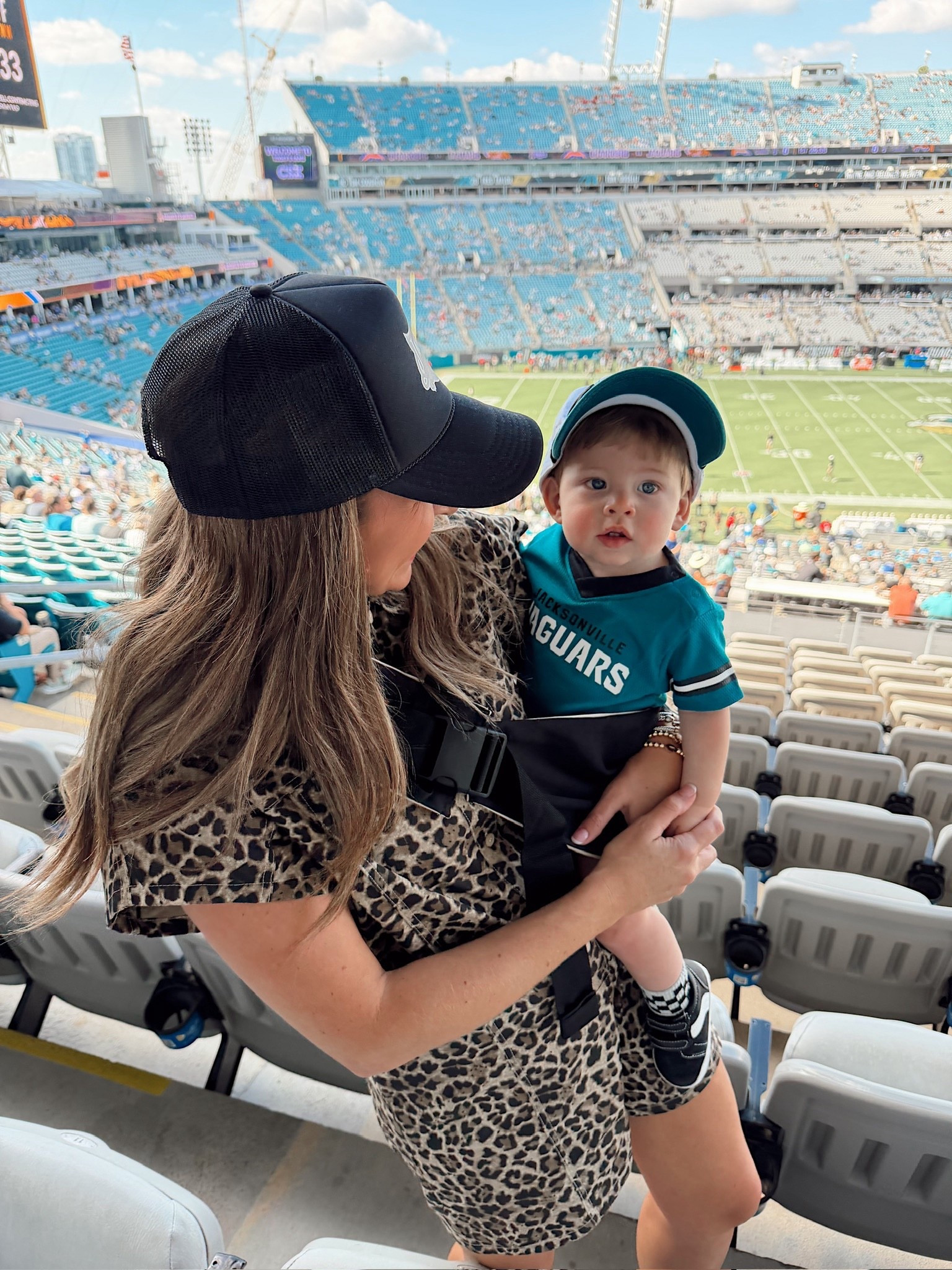 Storm’s first Jacksonville Jaguars game! Linking our outfits and this hip sling!

#LTKBaby #LTKStyleTip #LTKFamily