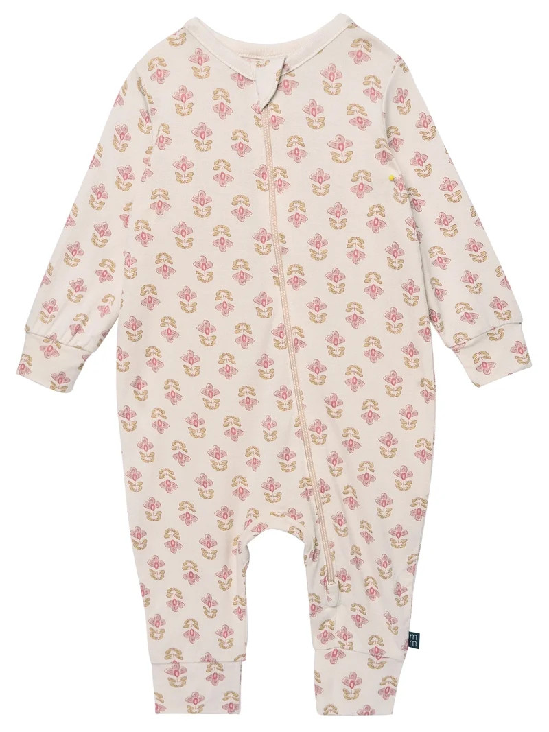 Modern Moments by Gerber Baby Neutral Super Soft Viscose Two-Way Zip Coverall, Sizes Newborn - 24... | Walmart (US)