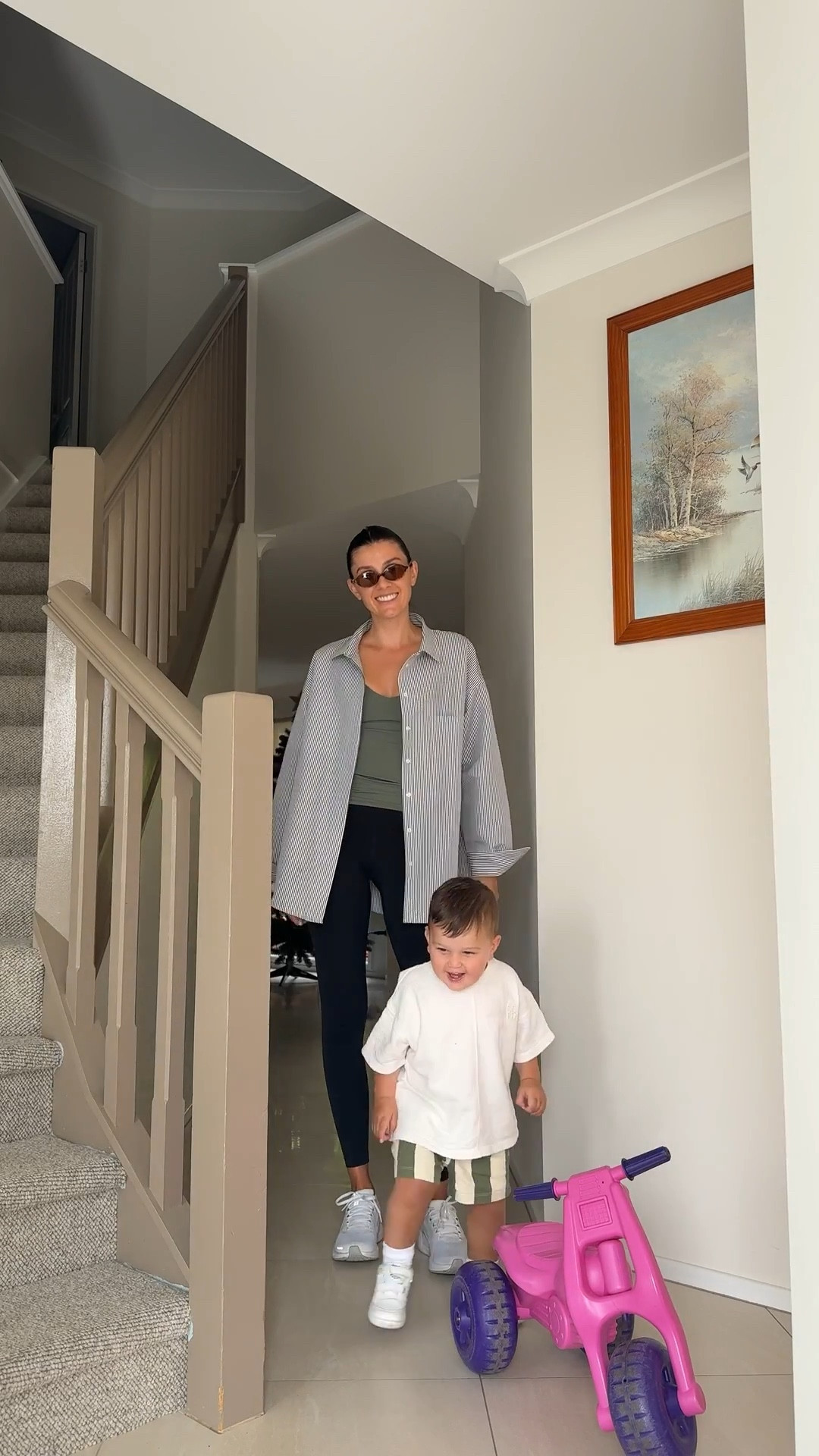 A go-to mum outfit of mine. Lululemon align leggings in black, nimble in motion tank in matcha and the on the move shirt also from nimble in the matcha colourway. Sneakers are Nike Pegasus. Sunglasses Miu Miu. I wear these everyday! They are one of the best purchases I’ve ever made. 

#LTKxDavidJones

#LTKstyletip #LTKaustralia