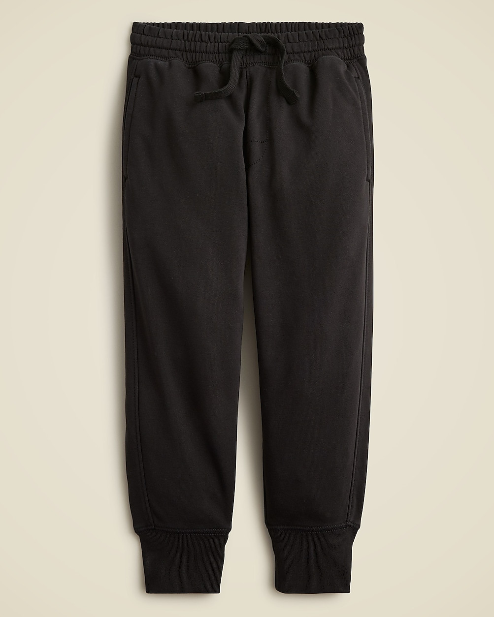 Kids' garment-dyed slim-slouchy jogger pant in terry | J. Crew US