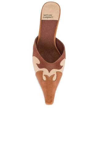 Jeffrey Campbell Dilettante Mule in Beige & Tan from Revolve.com | Revolve Clothing (Global)