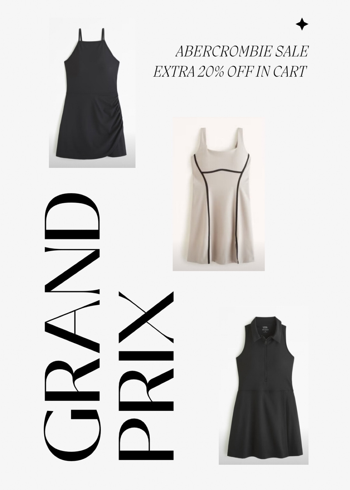 Abercrombie athleisure extra 20% off in cart!! #abercrombie #athleisure #athleticdress #grandprix 

#LTKsalealert #LTKstyletip #LTKfitness