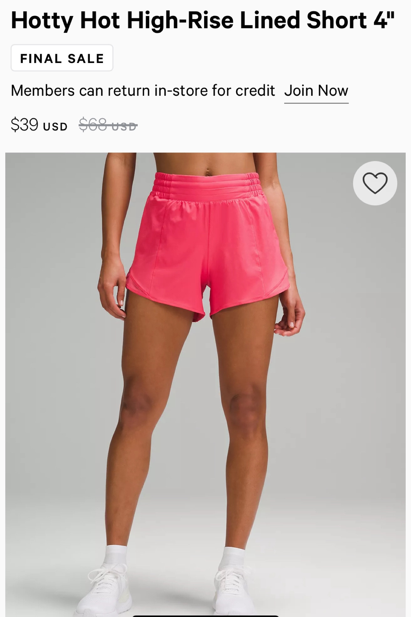 Deal alert ! My fave hotty hot shorts are on final sale at $39!! Select colors only! Let’s go 👏 

#LTKSeasonal #LTKStyleTip #LTKFitness