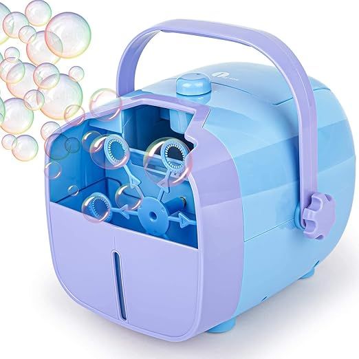 1byone Bubble Machine 2000 Bubbles Per Minute, Automatic Bubble Maker Blower for Kids Parties wit... | Amazon (US)