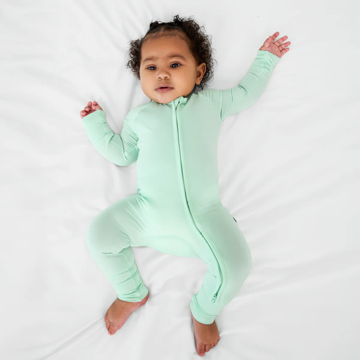 Pastel Green Zippy | Little Sleepies