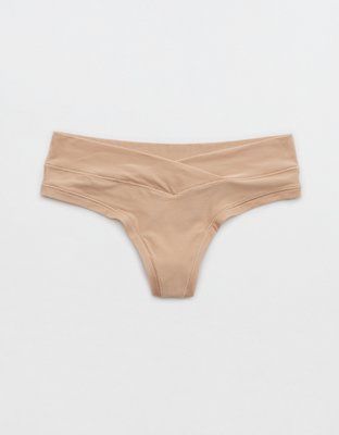 Aerie Real Me Crossover Thong Underwear | Aerie