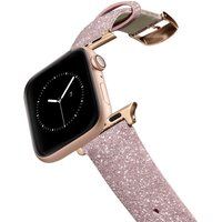 iPhone 7 Plus/7/6 Plus/6/5/5s/5c Case - Casetify Glitter Watchband 38/40mm - Pink w/Gold buckle & ad | Casetify (Global)
