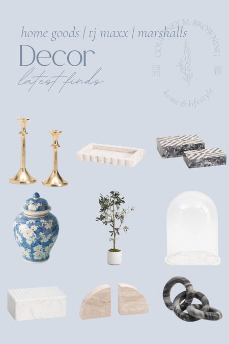 Home decor from tj Maxx, home goods, marshalls, affordable decor, budget decor 

#LTKhome