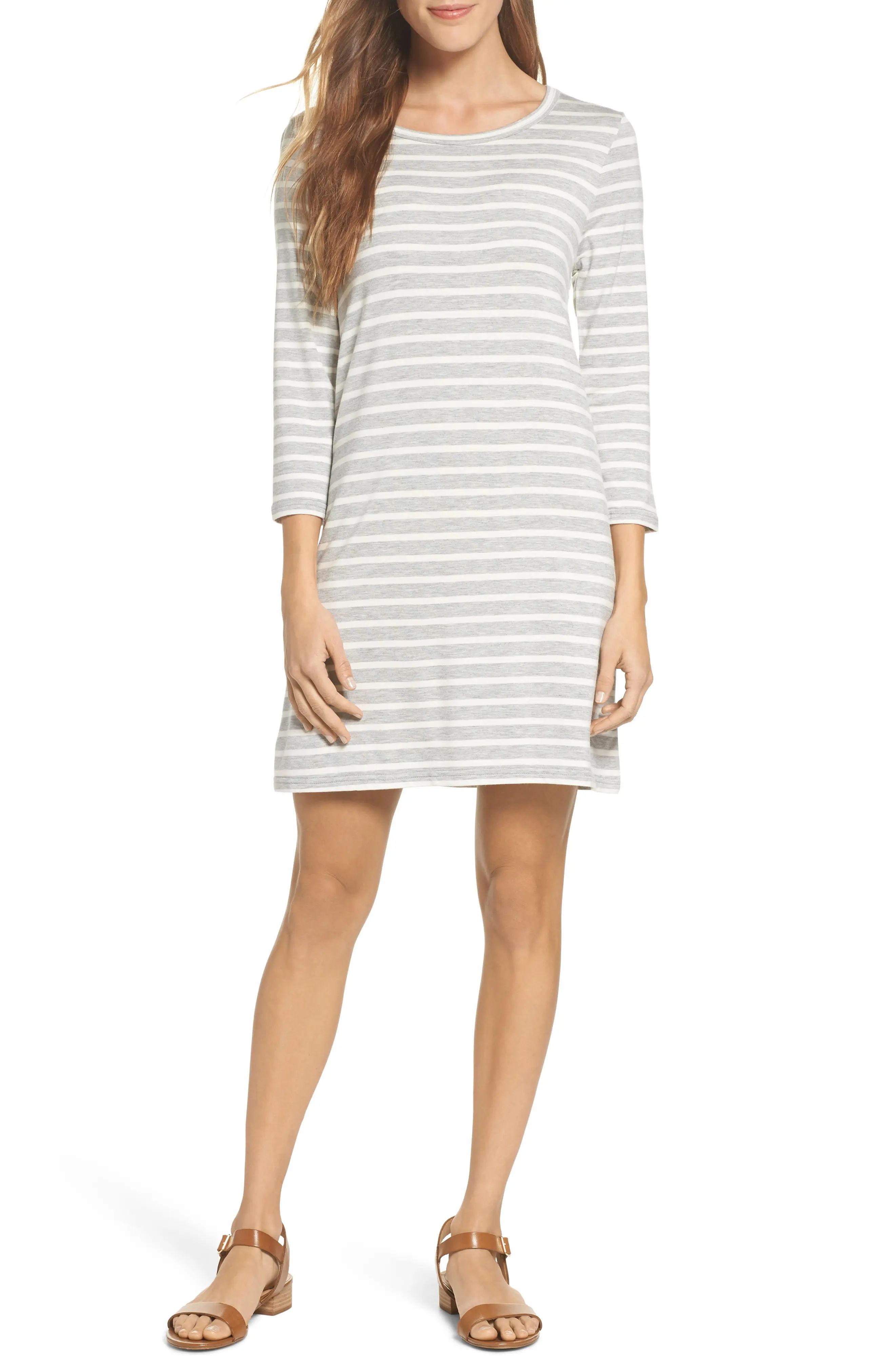 Adelene Stripe Knit Shift Dress | Nordstrom