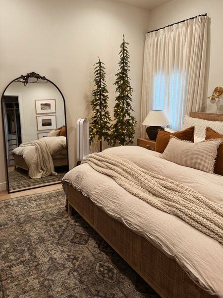 The Alpine trees in my bedroom are 30% off! Such a great deal for these tall trees. This is the small and large size they are 7’ and 8’ tall. I also linked a flocked version for you as well. Christmas tree, holiday home decor.

#LTKsalealert #LTKCyberWeek #LTKHoliday