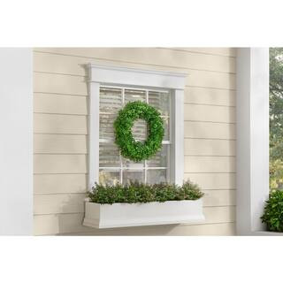 Hampton Bay 24 in. Artificial Boxwood Wreath 26GE30254 - The Home Depot | The Home Depot
