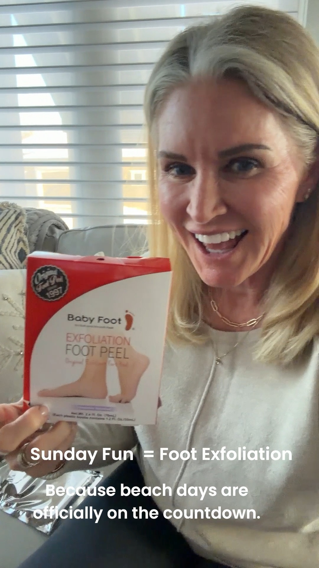 Beach trip in two weeks, so it was officially time to show my feet some love. 🦶✨
This exfoliating foot peel is not glamorous, but it works. A little Sunday self-care now so I’m beach-ready later. Linked here if you want to try it too.

#LTKBeauty #LTKselfcare #LTKdayinmylife