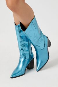 Metallic Cowboy Boots | Forever 21 (US)