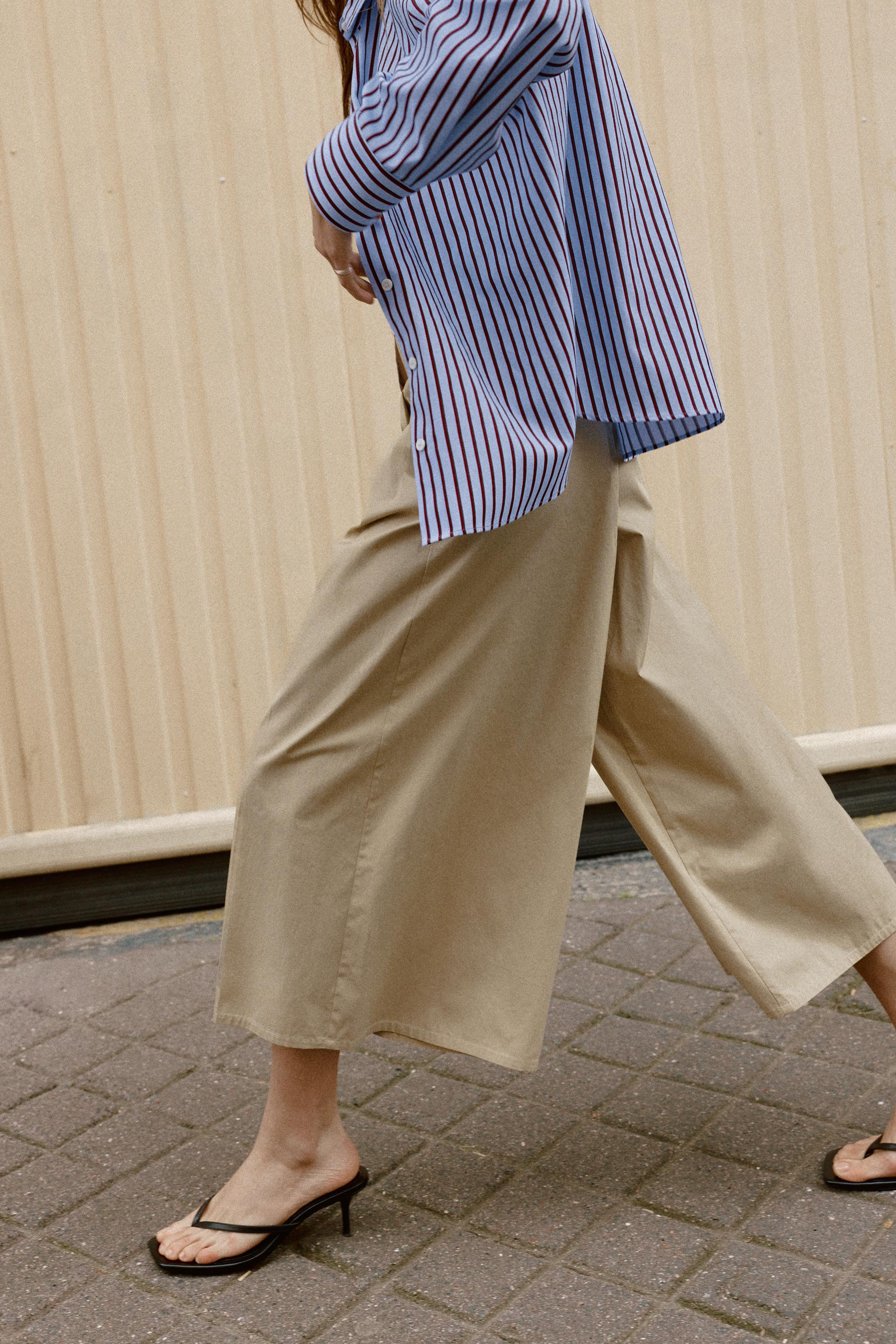 CULOTTES WITH BELT | Zara UK