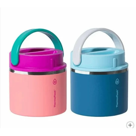 ThermoFlask 20 oz Insulated Food Jar, 2-pack | Walmart (US)