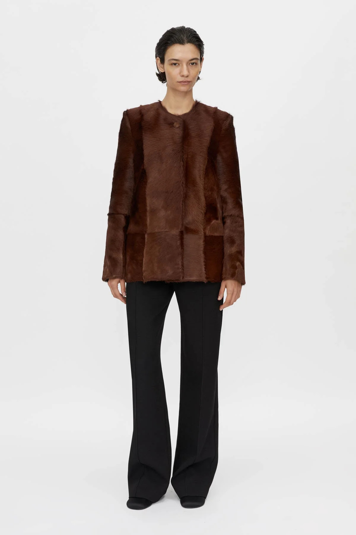 Myna Leather Jacket in Chocolate Brown   CAMILLA AND MARC® C&M | CAMILLA AND MARC (ANZ)
