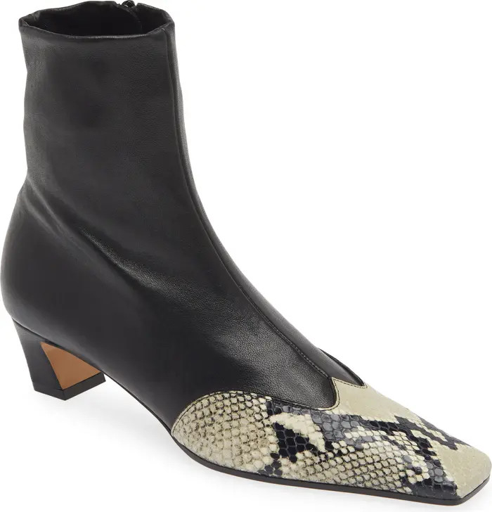 Khaite Dallas Cap Toe Sock Bootie (Women) | Nordstrom | Nordstrom