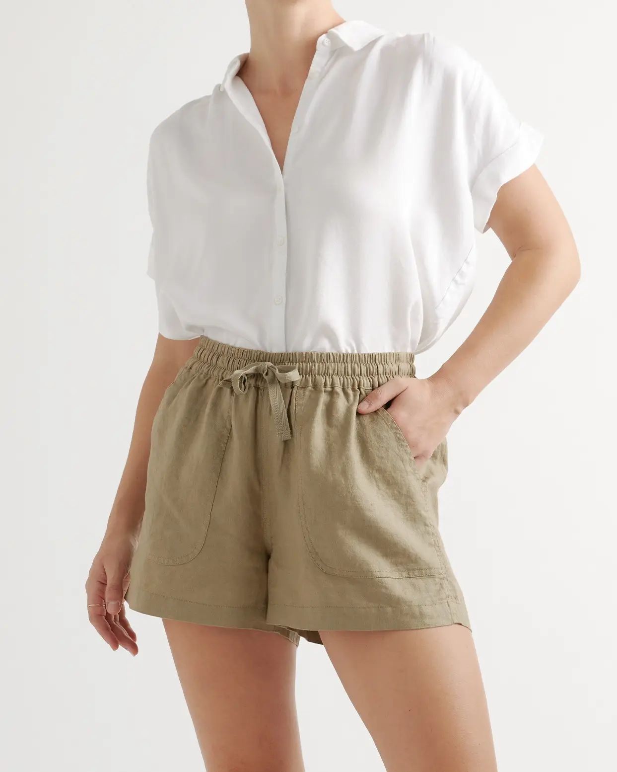 Women's 100% European Linen Shorts | Quince