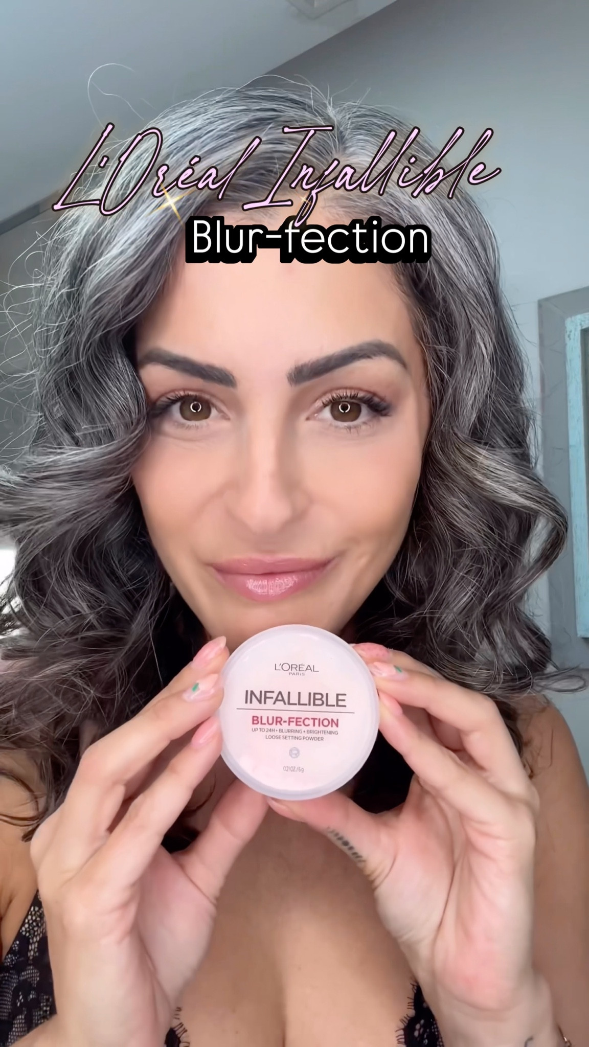 Okay, but how is this powder magic? ✨ 

The L’Oréal Infallible Blurfection loose powder in Pink💕 literally gives me that airbrushed, flawless finish that lasts all day long. No filter needed, just pure smoothness and glow. 💖 

As a women over 40 I’m usually afraid of loose powder because it can settle into fine under eye lines.  But Trust me, this is my new makeup must-have! You only need a very little for BIG rewards!👏🏻 link in my bio on my LTK 🛍️

#carrissaexplainsitall #loreal #makeupmagic #flawless #over40makeup 

#LTKStyleTip #LTKOver40 #LTKBeauty