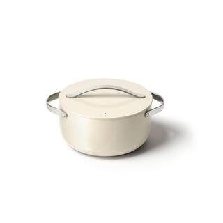 6.5 qt. Ceramic Dutch Oven in Cream | The Home Depot