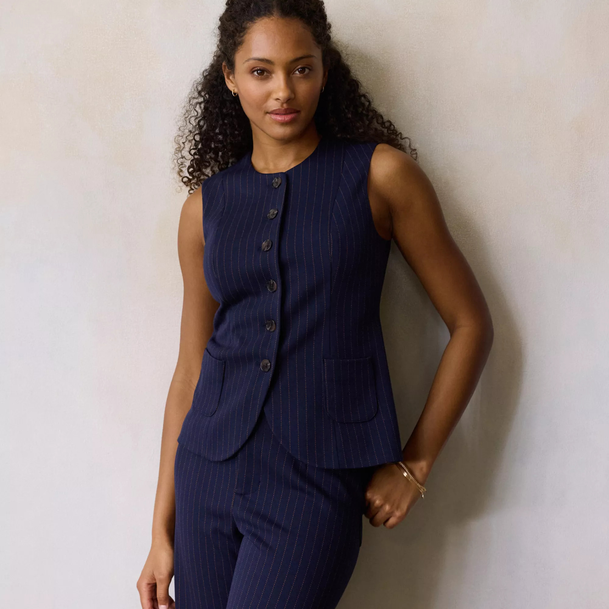 Women's LC Lauren Conrad Longline Crewneck Vest | Kohl's