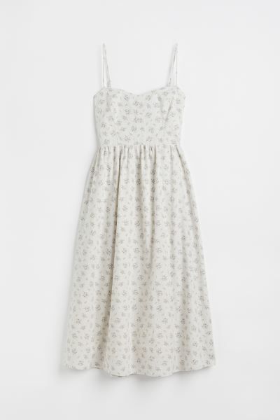 Light grey/Small flowers | H&M (UK, MY, IN, SG, PH, TW, HK)