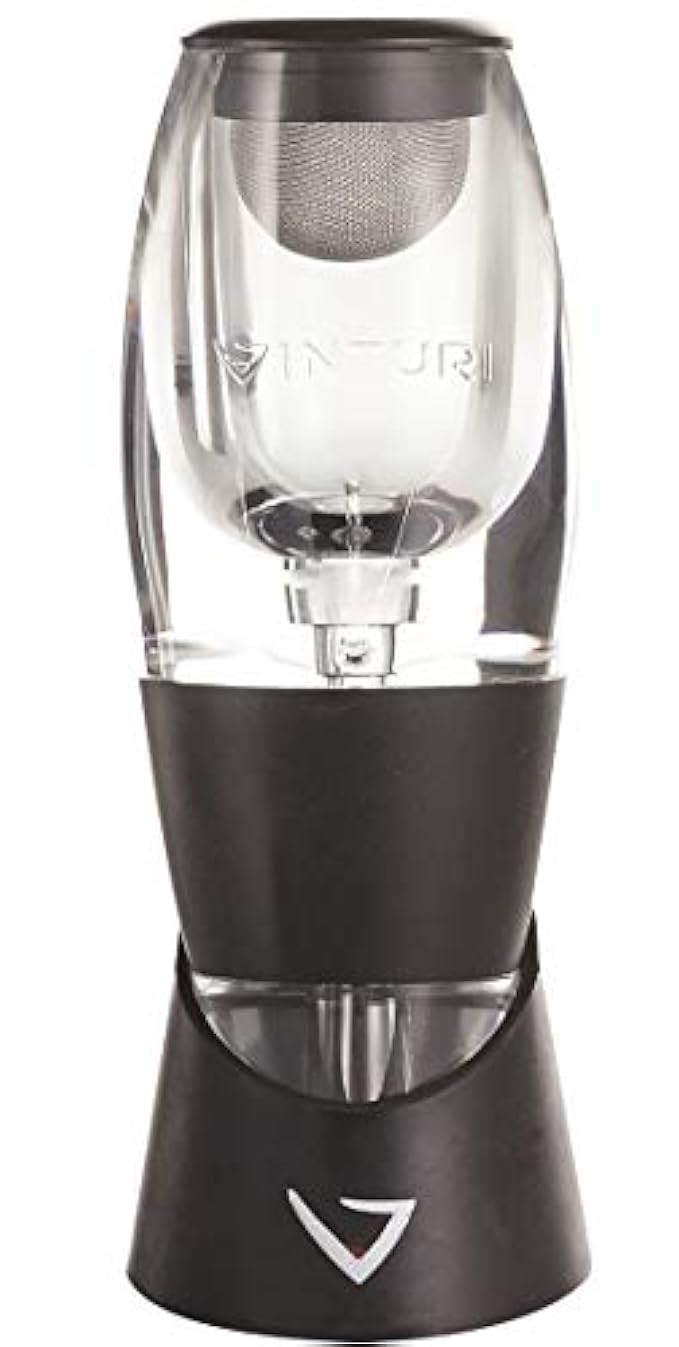 Vinturi V1010 Essential Red Wine Aerator Pourer and Decanter Includes Base Enhanced Flavors with Smo | Amazon (US)