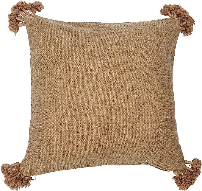 Amazon.com: Creative Co-Op 20" Square Canvas Pillow with Tassels : Everything Else | Amazon (US)