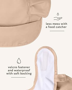 Waterproof Baby Bib for Baby Girl - Better Than Silicone, Wipe Clean and Washable - Toddler Bibs ... | Amazon (US)