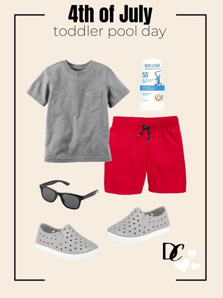4th of July pool day fit ❤️💙 keeping it basic for my toddler! Festive Red Shorts to rewear with something else, with grey, blue or white. #toddleroutfit #4thofjuly #toddlerboy #toddlerboyoutfit #outfitideas #toddler #summeroutfit #summerstyle #bbqstyle #poolday #pooloutfit #swim #oldnavy #carters #target

#LTKSeasonal #LTKswim #LTKkids