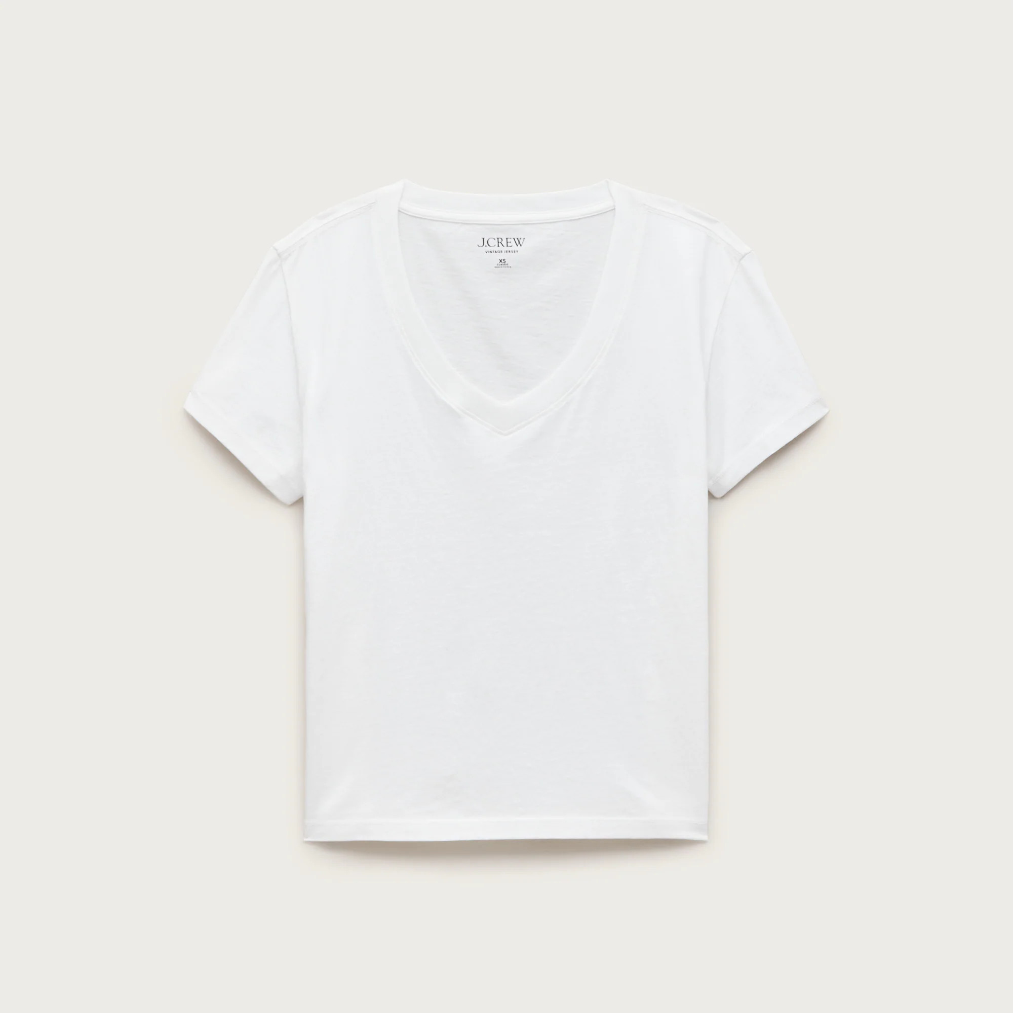 New vintage jersey relaxed V-neck T-shirt | J. Crew US