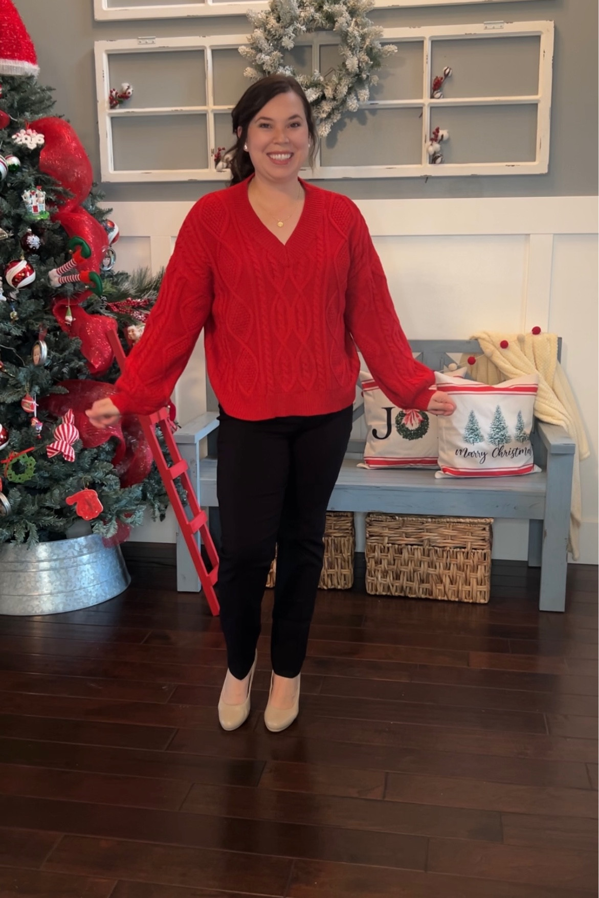 Holiday outfit, midsize fashion 

#LTKHoliday #LTKmidsize #LTKworkwear